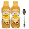 Southern Butter Pecan Liquid Coffee Creamer.- Pack of Two (2) 32 fl oz Bottles of Smooth & Creamy Delightful Coffee Creamer with