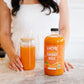 Lucys Family Owned - American Carrots Organic 99% Pure Carrot Juice, 34 Oz. Glass Bottle (Made From Fresh Pressed)