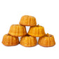 TORTUGA Golden Original spirit-inspired flavor Cake, 4oz, Pack of 6, Moist and Delicious Treat