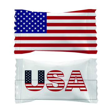 Party Sweets By Hospitality Mints Flag Buttermints, 7-Ounce Bags (Pack Of 6)