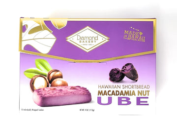Diamond Bakery - Macadamia Nut Hawaiian Shortbread Cookies 4 Oz (Ube)