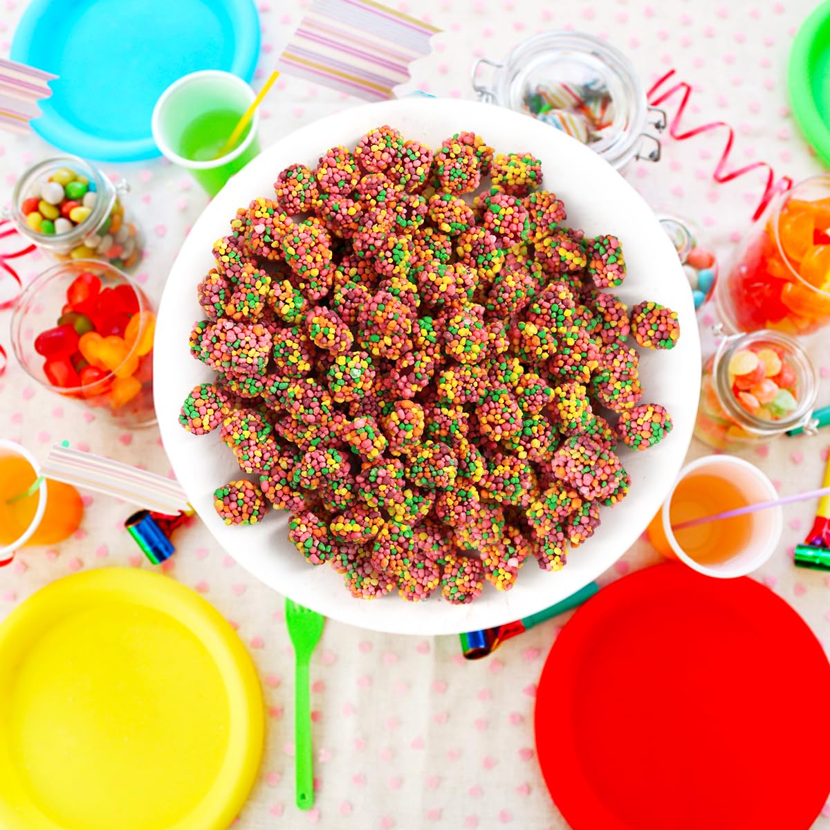 SWEETSIDE CANDY CO. Gummy Clusters Candy Snack, 2lb Bulk Pack, Ideal for Parties and Everyday Enjoyment