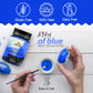 Bakeebake Luster Dust Edible 15G - Edible Glitter For Drinks & Desserts - Gluten Free Edible Blue Dust For Cake Decorating - Tas