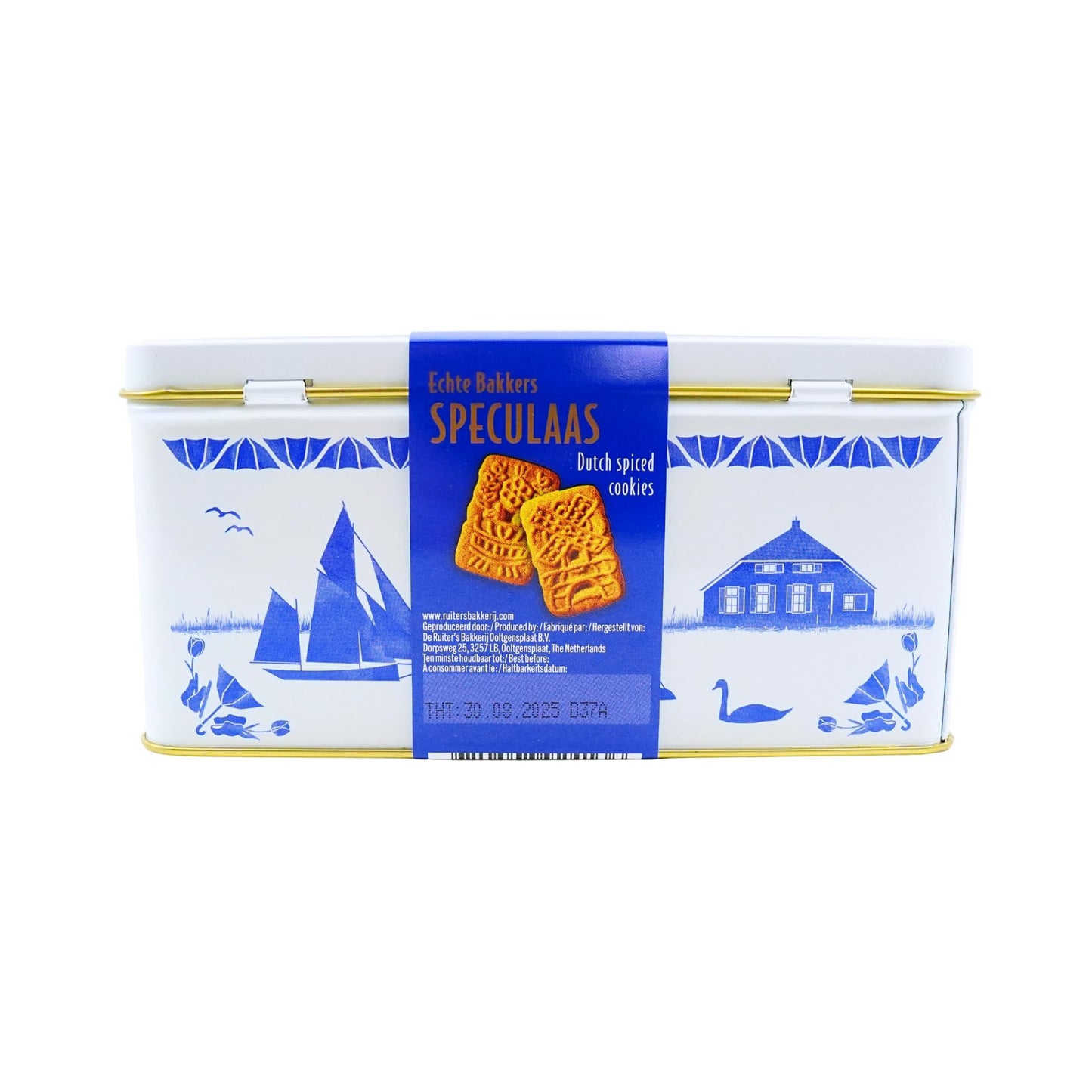 De Ruiter Speculaas Cookie Tin 450G (Pack Of 1)