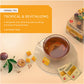 Wissotzky Mango & Passion Fruit Tea (20 Tea Bags) Caffine Free, Made With Premium Fruit & Herbal Tea Leaves