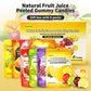 Joyvitas Peelable Gummy Mix Fruit Candy, Low Sugar, Tropical Variety Pack, 3.17 oz (8 Pack) - Mango, Peach, Lemon, G , Strawberry
