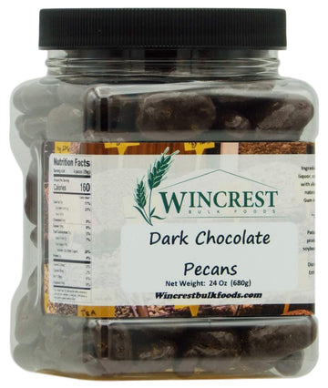 Dark Chocolate Pecans - 1.5 Lb Tub