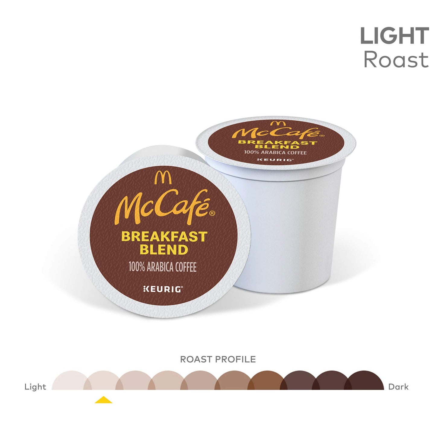 Mccafe Breakfast Blend, Single Serve Coffee Keurig K-Cup Pods, Light Roast, 72 Count