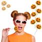 Fruidles Halloween Pumpkin Lollipop Suckers Candy, Individually Wrapped, 96-Pack, Spooky Goody Bag Fillers