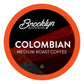 Brooklyn Beans Colombian Gourmet Coffee Pods, 40 Count, Compatible with Keurig 2.0, Model BB CO40