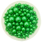 Sentovac Green Pearl Sprinkles Edible Sugar For Cake Decorating Fancy Sprinkles Cake Topper Cupcake Cookie Baking Decorations St Patrick'S Day Halloween Christmas Valentine'S Day Wedding Supplies