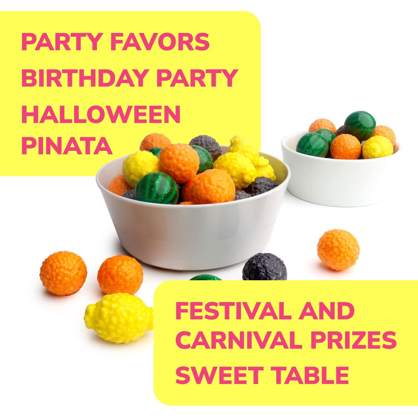Seedlings Gumballs For Kids - 100 Pcs Seedling Original Gum - Fruit Shaped Gumballs - Chewing Bubble Gum For Kid - Colored Gum B