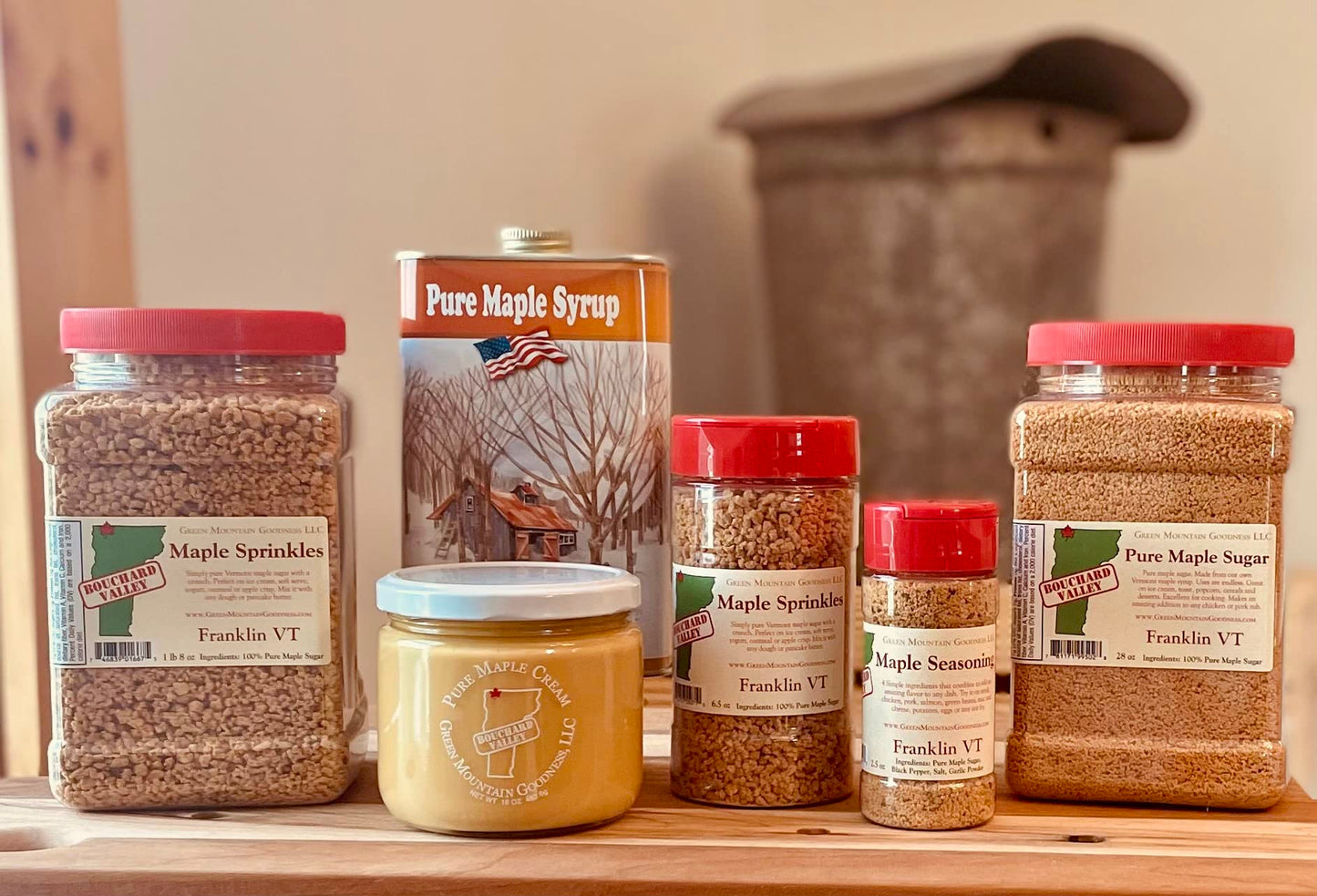 Green Mountain Goodness, Pure Vermont Maple Crunch Sprinkles (Perfect On Ice Cream & Yogurt)