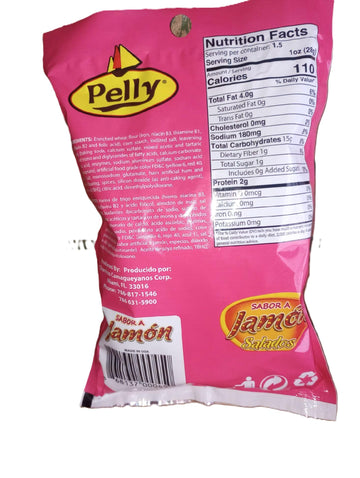 Pelly De Jamon Cuban Pelly Ham Salados 1.5Oz (6 Packs)