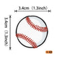 Rssta i 48 Pack Edible Baseball Cupcake Toppers - Sport Ball Theme, 1.3x1.3 inch, Perfect for Kids Birthday Parties and Baby Showers