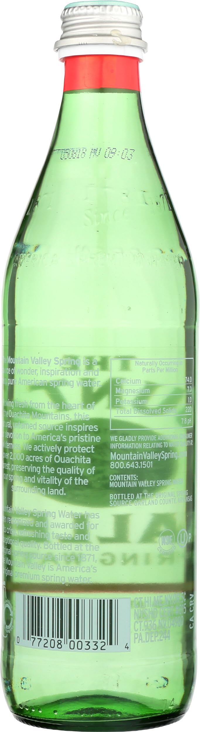 Mountain Valley Water, Water Spring, 16.9 Fl Oz