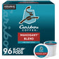 Caribou Coffee Mahogany K-Cup Pods, Dark Roast, 96 Count, 24 Count (Pack of 4), White, Model 5000203157