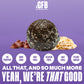 The Gfb Fudge Brownie Cookie Protein Bites - Allergen Friendly & Nut Free - Gluten Free, Plant Based, Non Gmo, Sustainably Made – Ridiculously Tasty, Healthy, Protein Energy Balls, 4 Oz (6 Count)