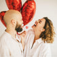 Red Heart Lollipops - 5 Pounds Bulk - Approx 200 Ct - Heart Candy Strawberry Flavored