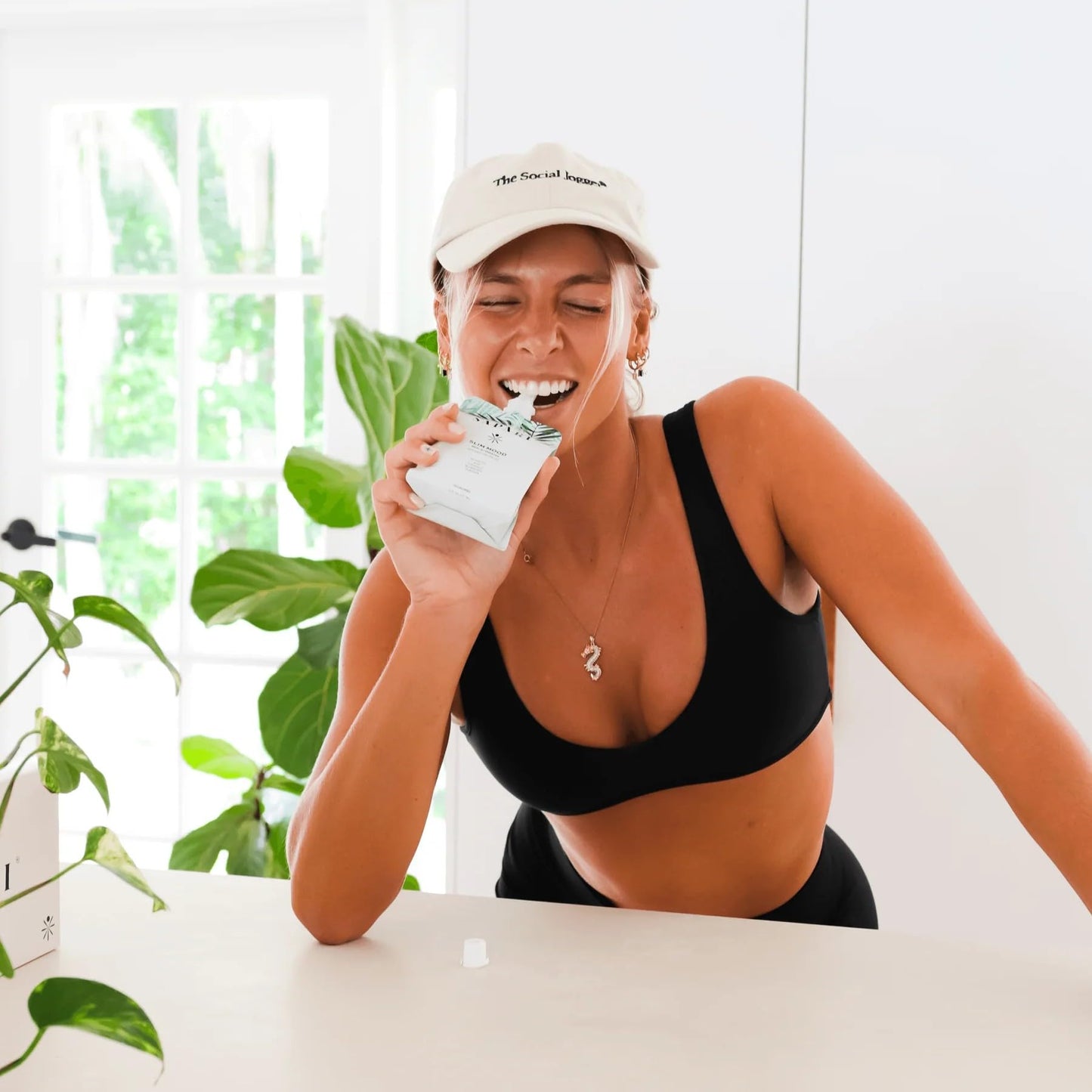 Slim Mood | 10-Calorie Superfruit-Based Replenishment Energy & Daily Vitality Support with Blueberry, Guarana + L-Theanine, 15 F