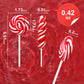 Red White Twisty & Swirl Lollipops 32Pk (16 Twist & 16 Swirl), Valentine'S Day Lollipops Candy Individually Wrapped Bulk - Red C