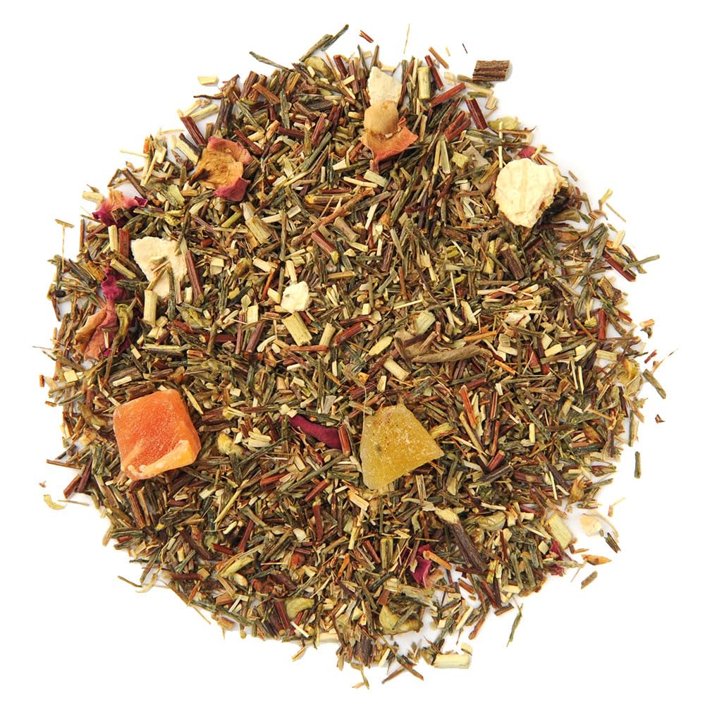 Organic Positively Tea Company Island Breeze Rooibos Tea Loose Leaf 4 Ounce