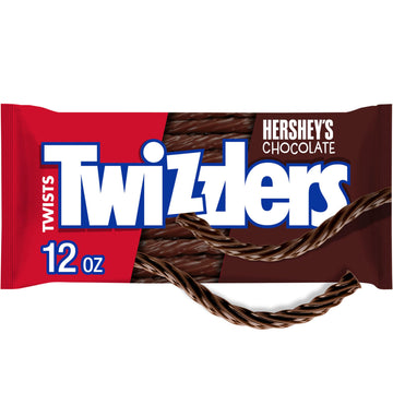 Twizzlers Twists Hershey'S Chocolate Flavored, Low Fat Candy Bags, 12 Oz (24 Count)