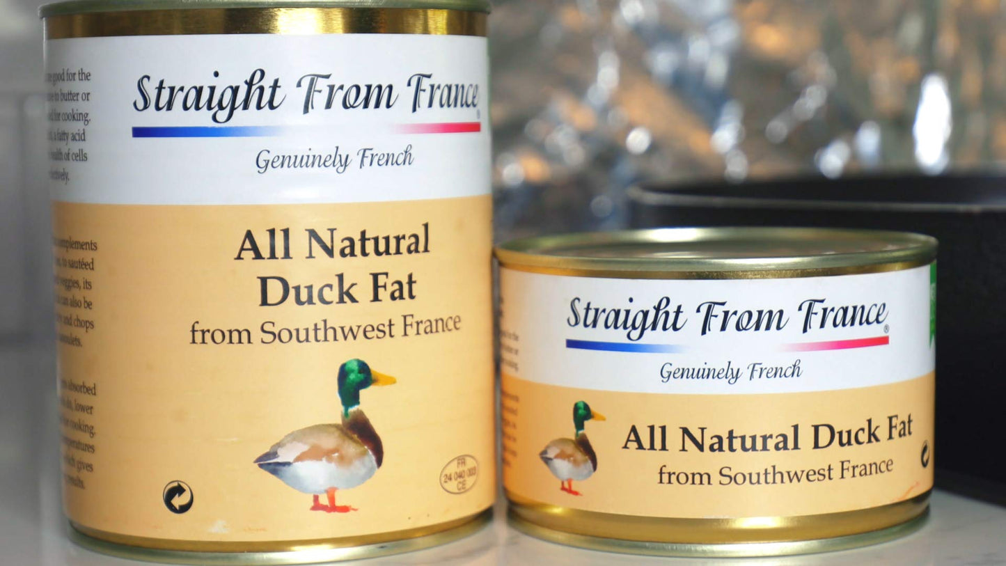 Straight from France All Natural Duck Fat for Cooking from Southwest France Keto and Paleo Diet Friendly 340g 12oz