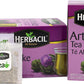 Herbacil Artichoke Tea  Herbal Tea  Caffeine-Free  2-pack of 25 tea bags per box (50 bags)