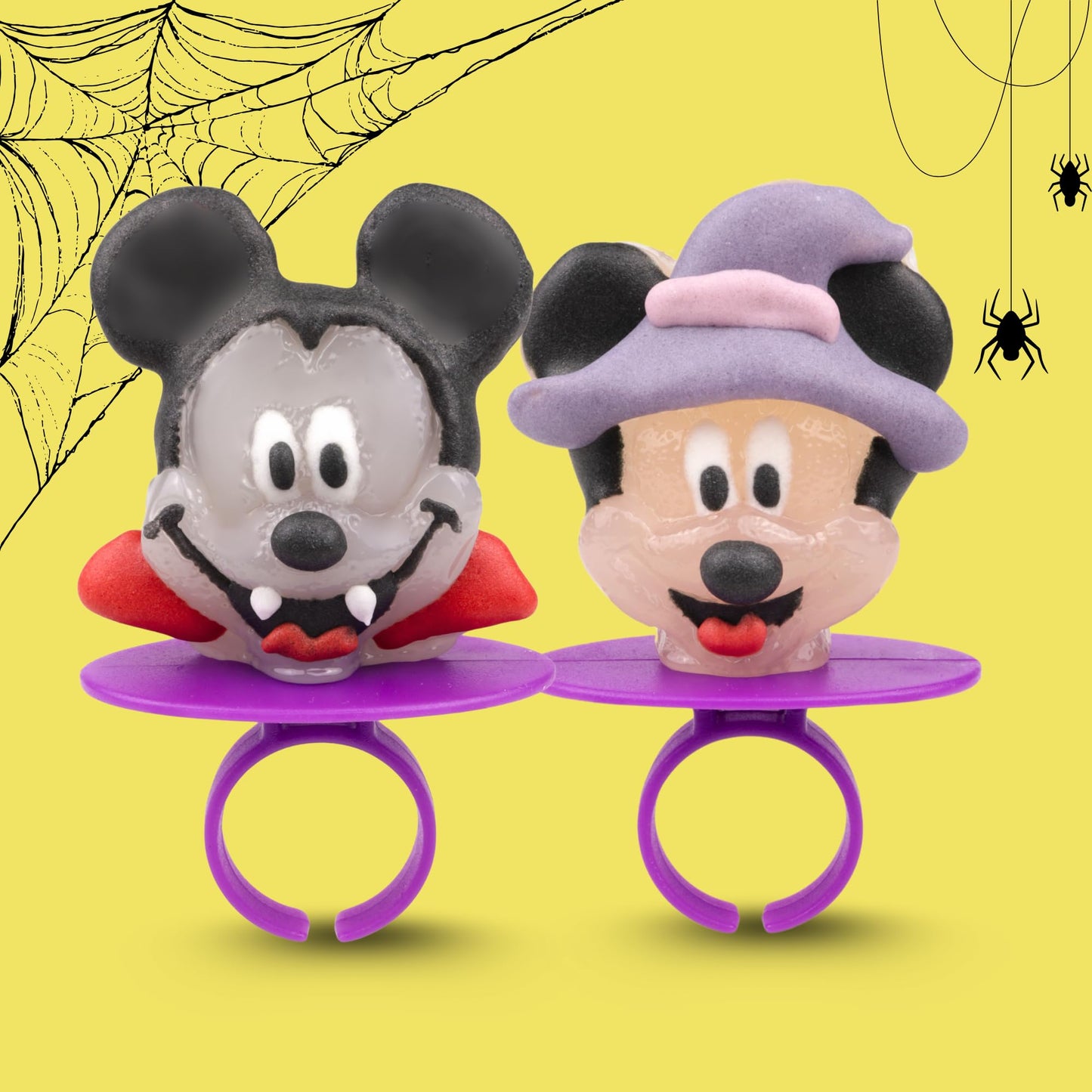 Imaginings 3 Limited Edition Disney Halloween Lollipop Rings, 18 Individually Wrapped Suckers, Medium Size