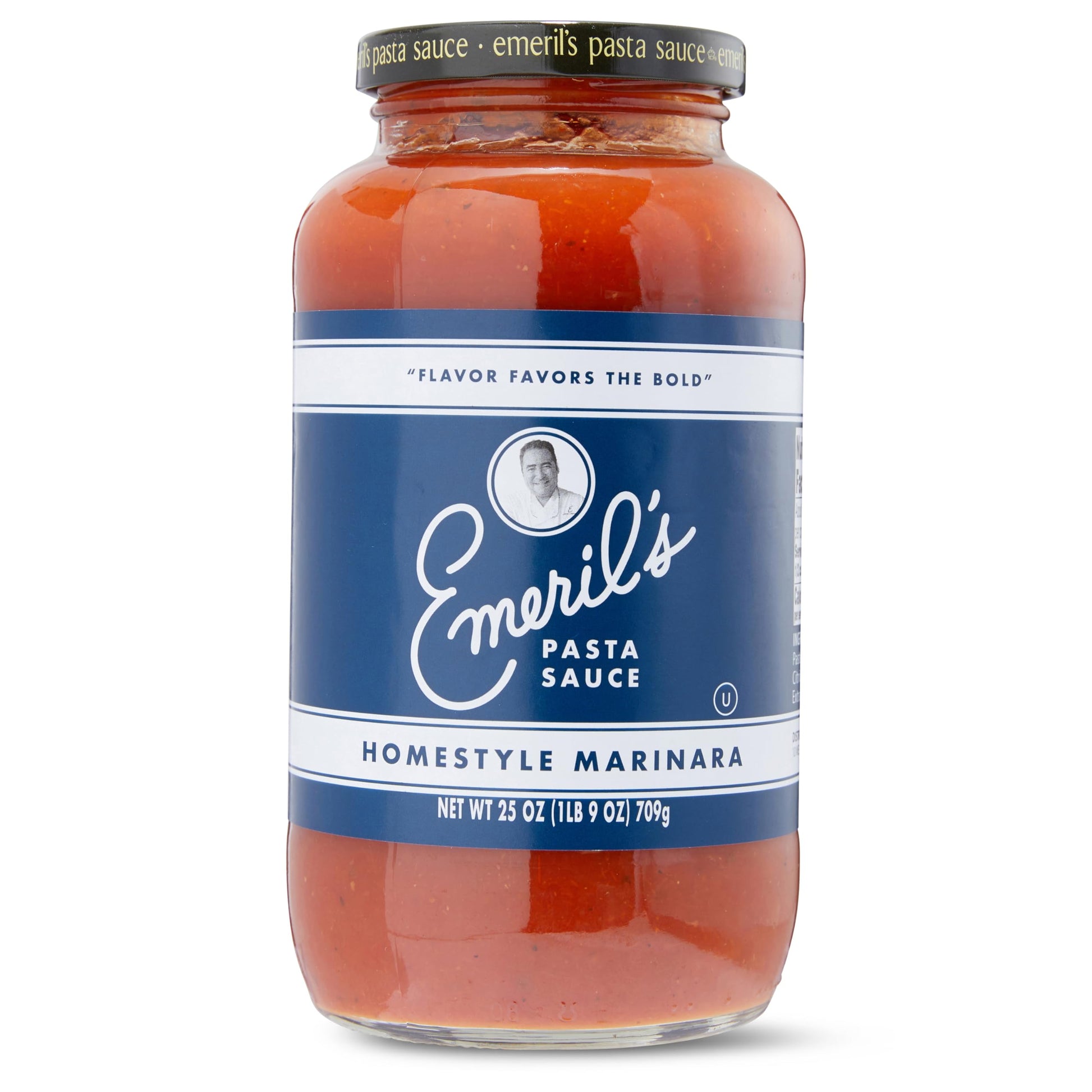 Emeril Lagasse Pasta Sauce - 25 Oz Jar Marinara Gourmet Sauces: Best For Homemade Pasta, Spaghetti, Pizza & More - Enhanced, Bold & Flavorful