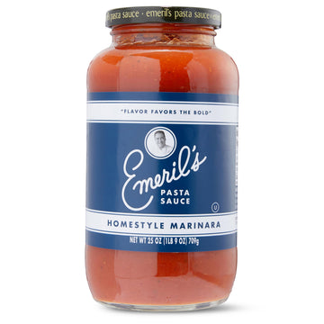 Emeril Lagasse Pasta Sauce - 25 Oz Jar Marinara Gourmet Sauces: Best For Homemade Pasta, Spaghetti, Pizza & More - Enhanced, Bold & Flavorful