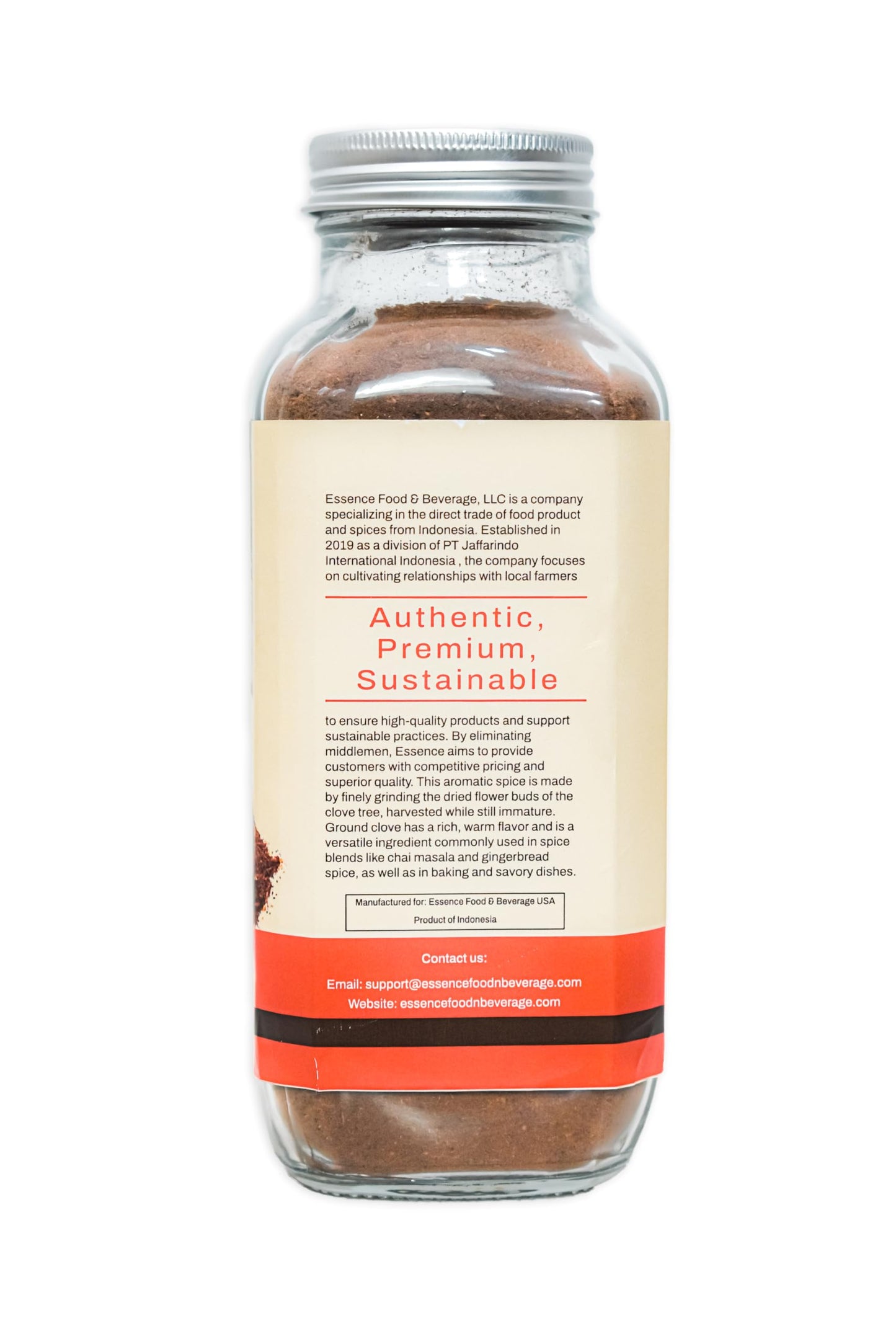 ESSENCE FOOD & BEVERAGE Cloves Powder, Premium Quality, 250 Grams, Strong Aroma, High Oil Content, Indonesian LAL PARI