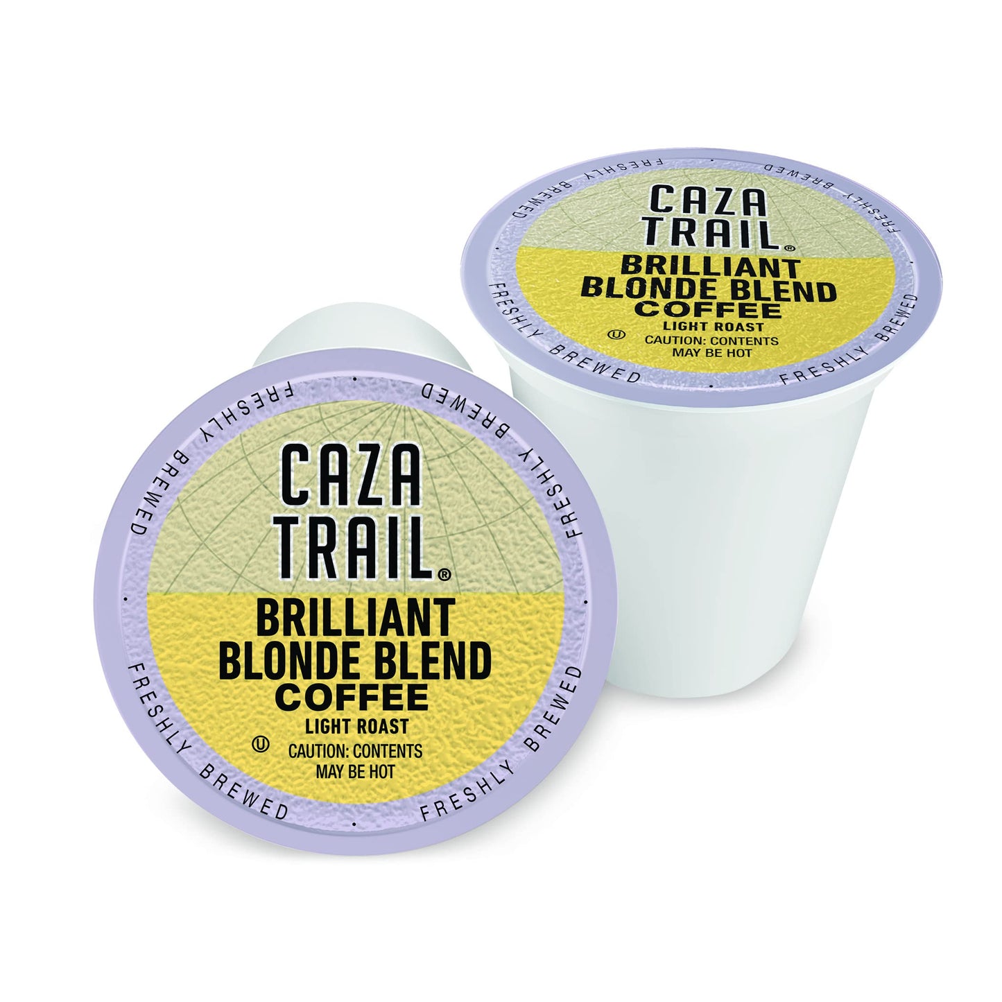 Caza Trail Coffee Pods  Blonde Roast  Single Serve (Packing May Vary)   100 Count (Pack of 1)
