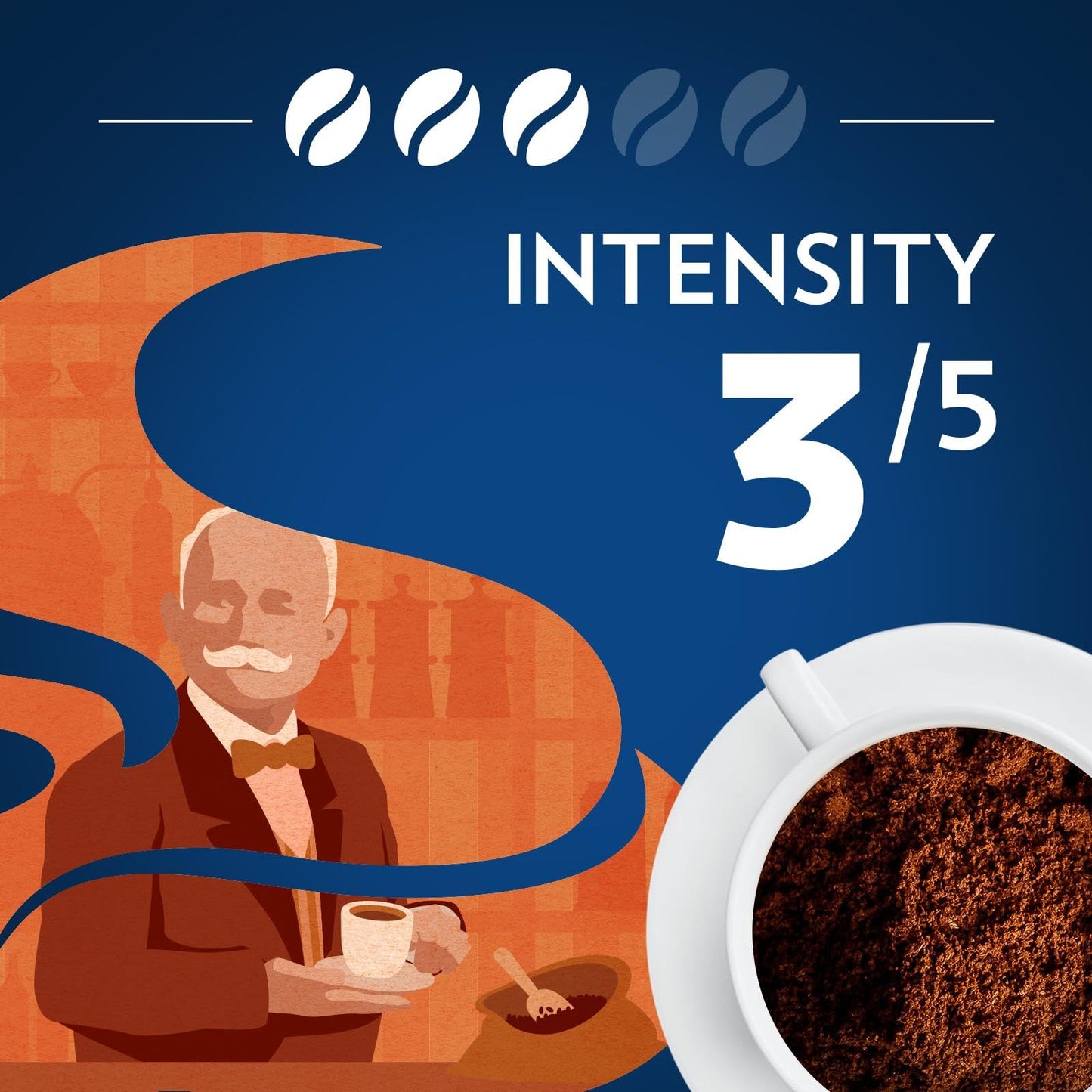 Lavazza Perfetto Ground Coffee Blend, Dark Roast, 100% Arabica, Value Pack, 20 Oz (Pack of 6)
