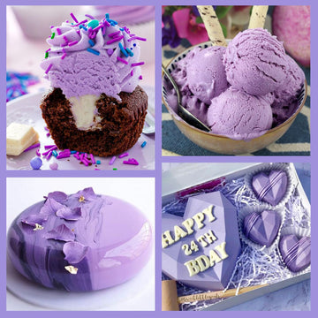 Oil Based Food Coloring For Chocolate, 20Ml Edible Light Violet Oil Based Food Coloring Gel For Cake Decorating, Sugar, Candy Me