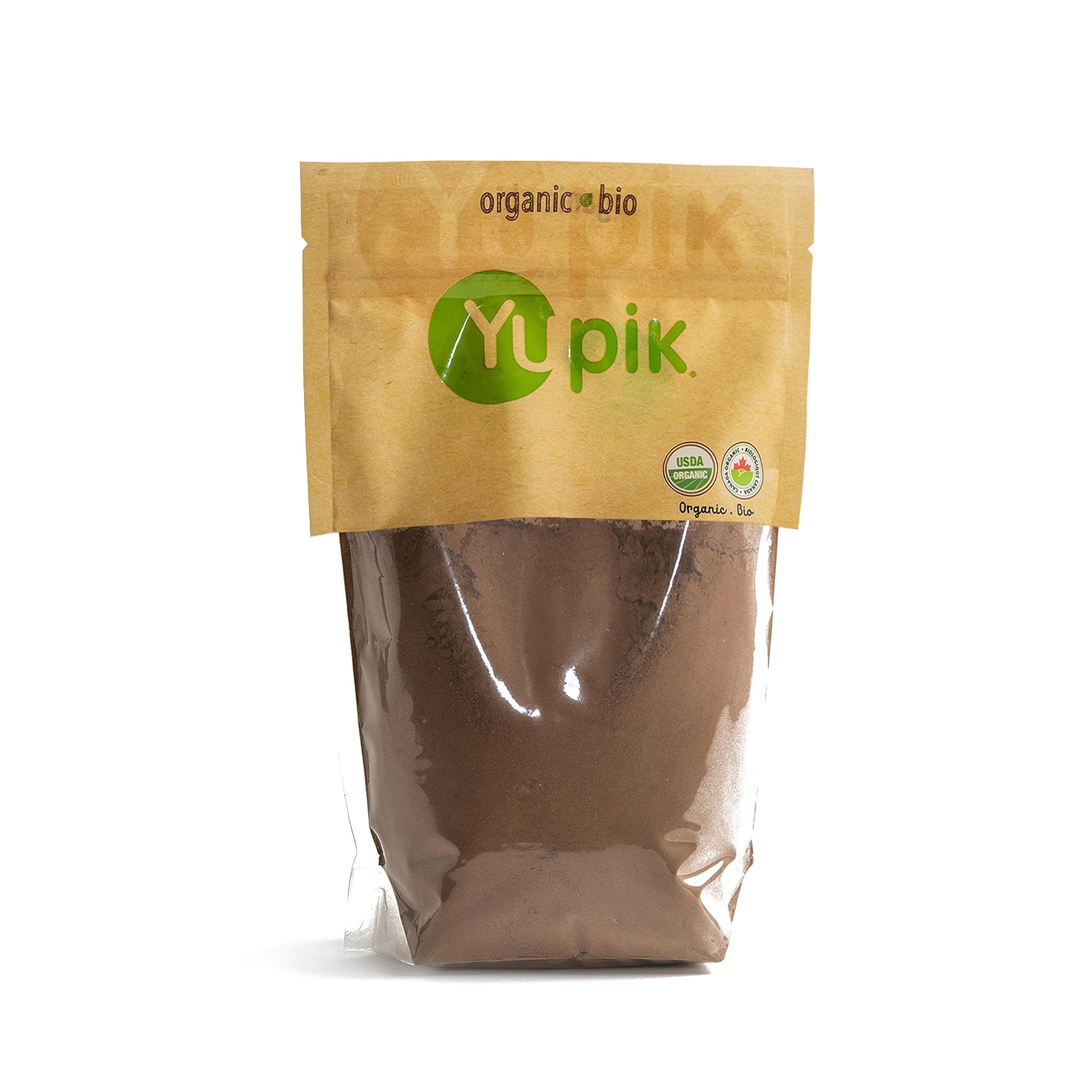 Yupik Organic Hot Chocolate Mix, 2.2 lb (35.2 oz), Vegan, Gluten-Free, GMO-Free, Dairy-Free, Kosher, Cocoa Powder, Mix Easily, P