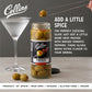 Collins Chicago Pimento Olives, Premium Garnish for Cocktails, 10oz Glass Jar, Black Lid