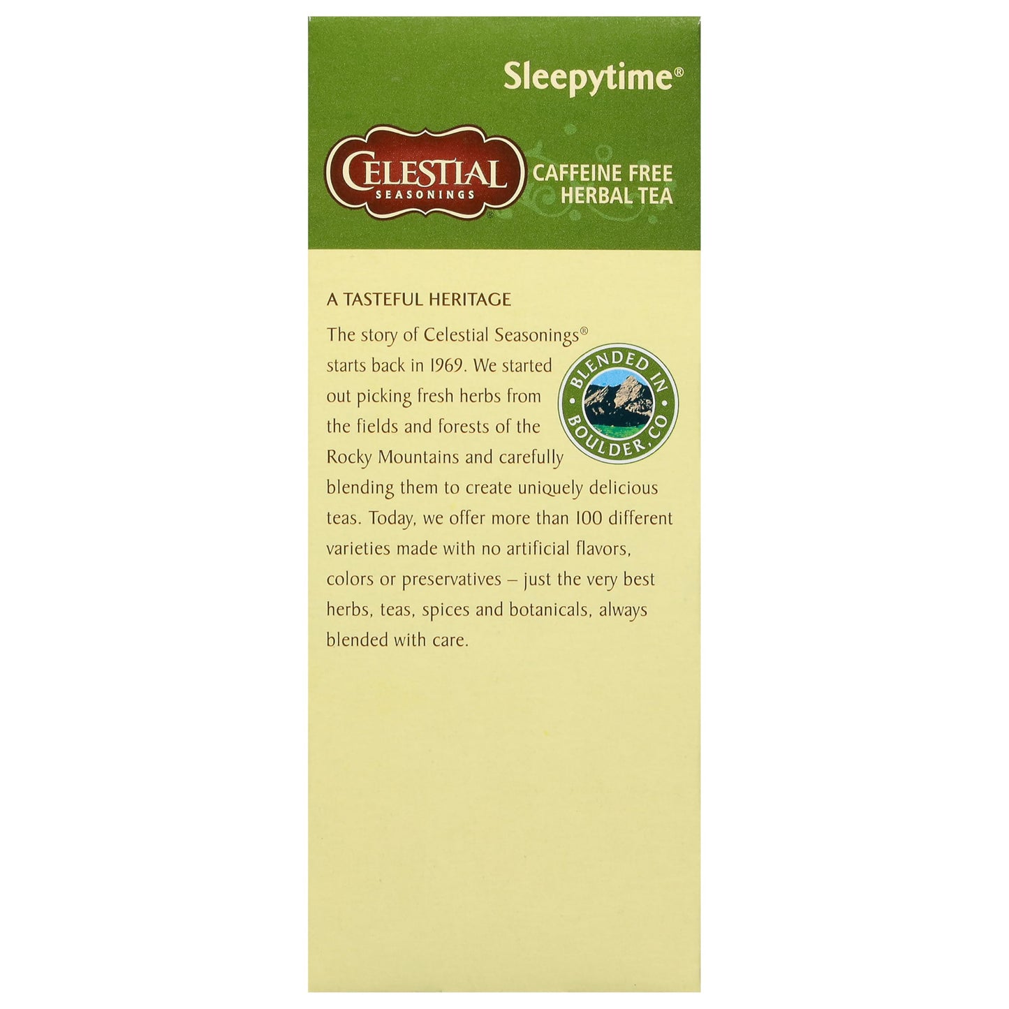 Celestial Seasonings Sleepytime Herbal Tea, 25 Tea Bags