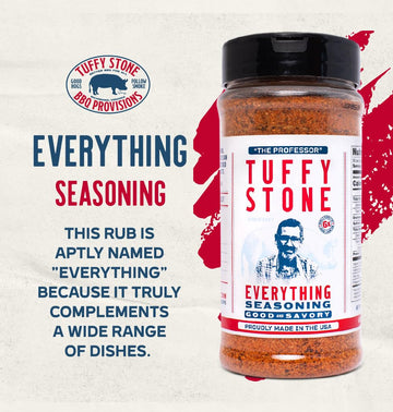 Tuffy Stone Everything Seasoning | 6X World Barbecue Grand Champion | All-Purpose Bbq Spice Rub | Versatile Seasoning | 6.95 Oz