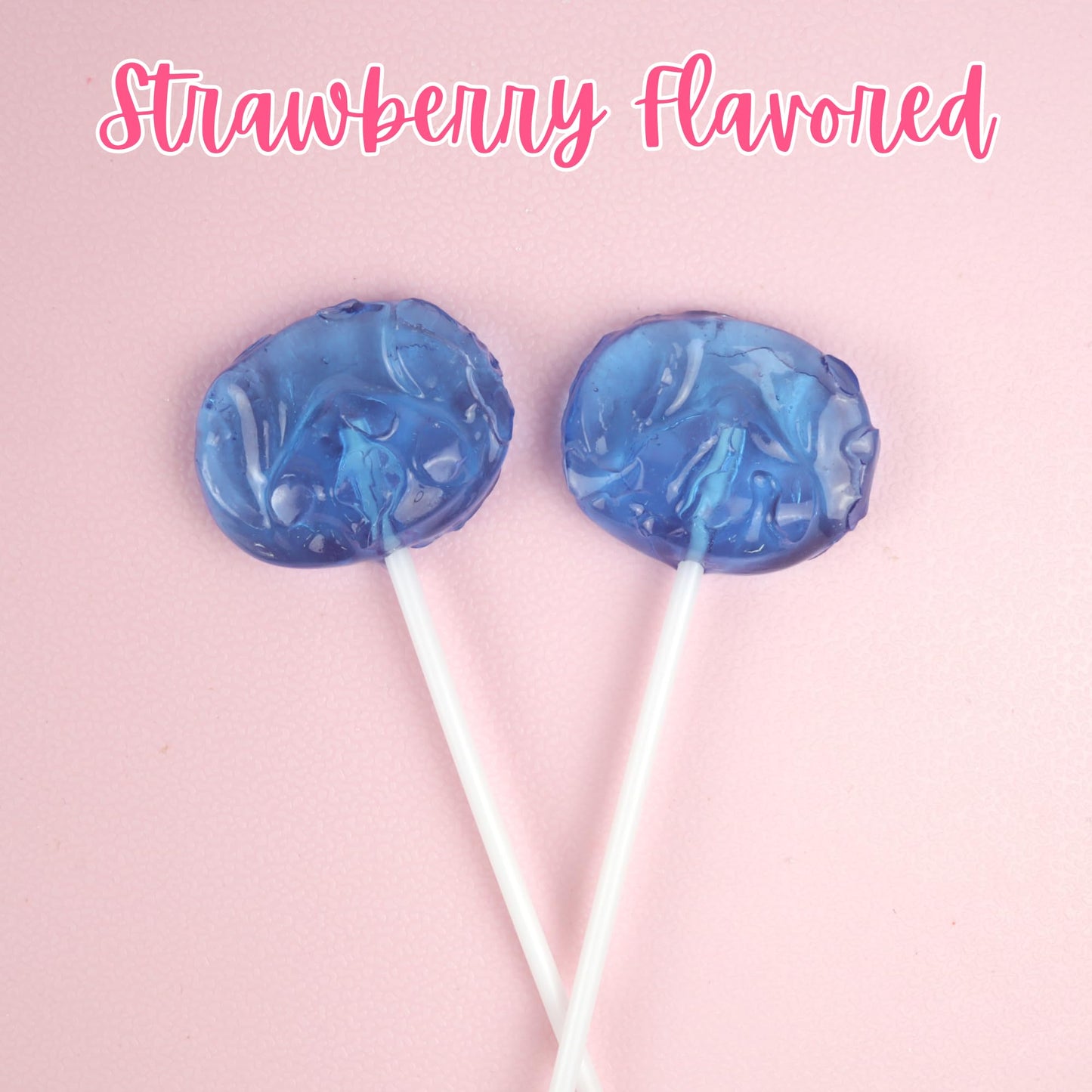 Lilo And Stitch Easter Lollipops, Individually Wrapped Strawberry Suckers, Basket Stuffer Candy, 1.69 Ounces