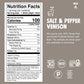 Chomps Venison Jerky Snack Sticks, Salt & Pepper, 10-Pack, 11.5 Ounce, Keto, Paleo, Low Carb, Gluten Free, Zero Sugar