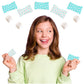 Fruidles Big Dots Buttermints, After Dinner Mints, Fat-Free, Kosher Certified, Individually Wrapped (Baby Blue, 110 Pieces)