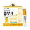 TEAZEN Citron Kombucha Tea, Hydration Drink Mix, Sugar Free, Live Probiotics & Prebiotics, 30 Sticks, 5.29oz