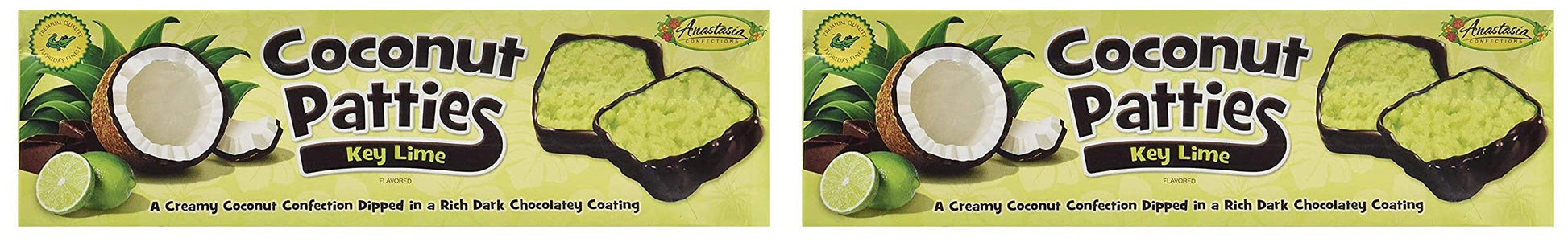 Anastasia Confections Key Lime Flavor Coconut Pattiesnet Wt 12 Oz (Two Pack)