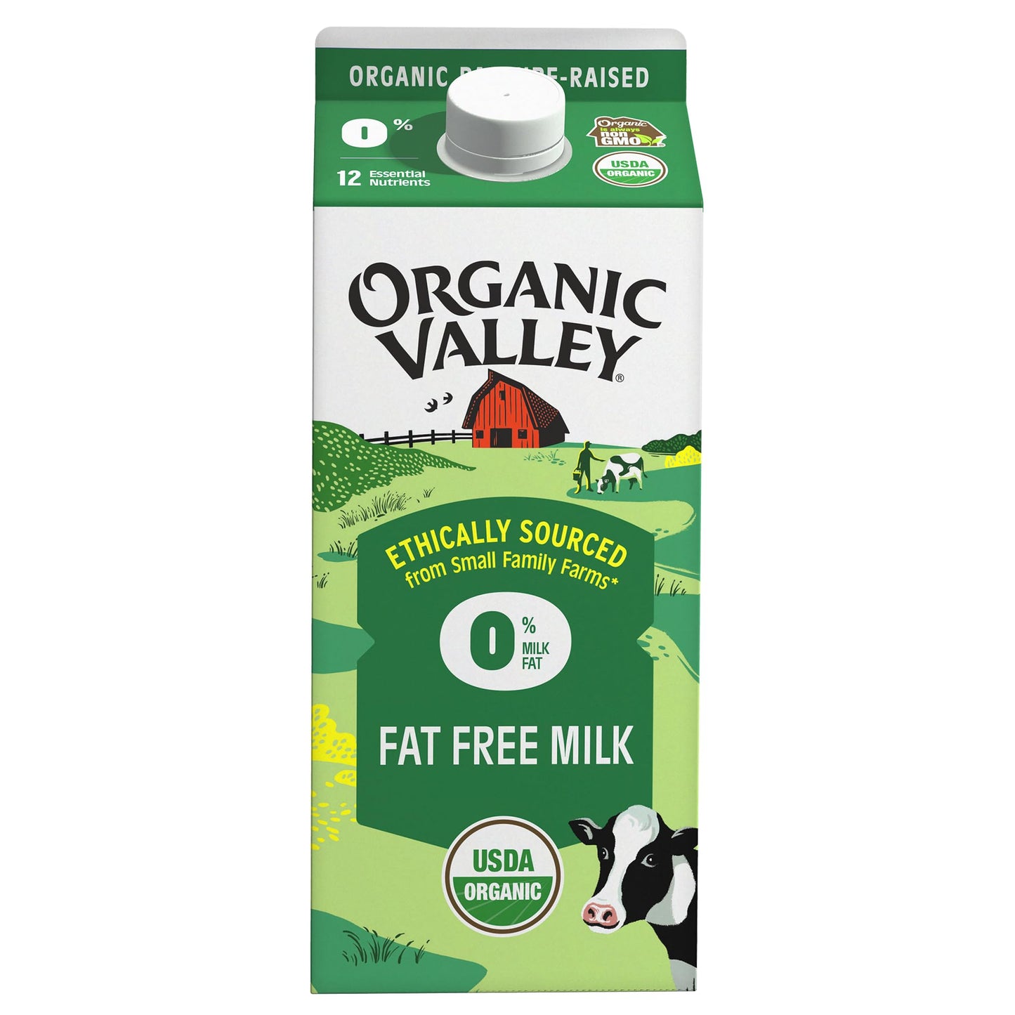 Organic Valley Ultra Pasteurized Organic Fat Free Milk