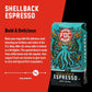 Fire Department Coffee - Gives Back To Firefighters - Shellback Espresso Ground Coffee - Bold & Smooth - Roasted In The Usa - Ha