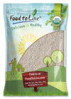 Food to Live - Organic Einkorn Whole Wheat Flour, 10 Pounds - Finely Milled Non-GMO Ancient Whole Grain Farro Piccolo. Great for