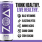 ZOA Zero Sugar Energy Drinks, Frosted G , Electrolytes, 12 Fl Oz, 12-Pack