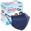 Wwdoll Kids Kn95 Face Mask 50 Pack, 5-Layers Breathable Kn95 Masks For Children, Purple